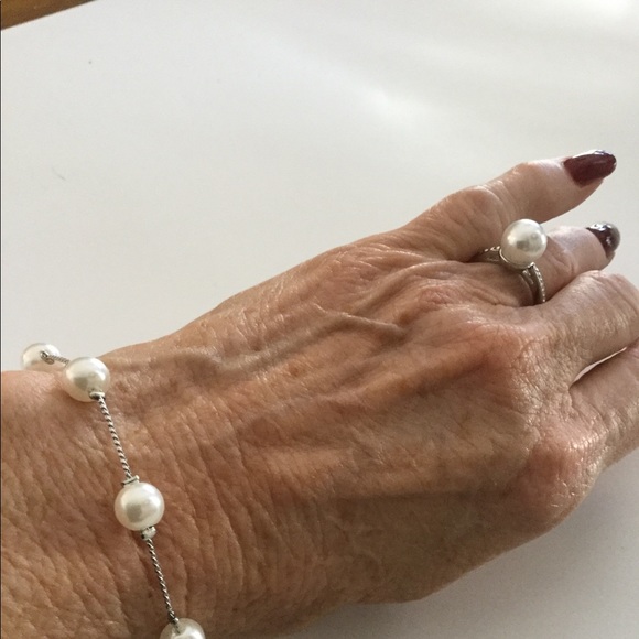 Jewelry - Pearl Ring Size 7 & Bracelet.